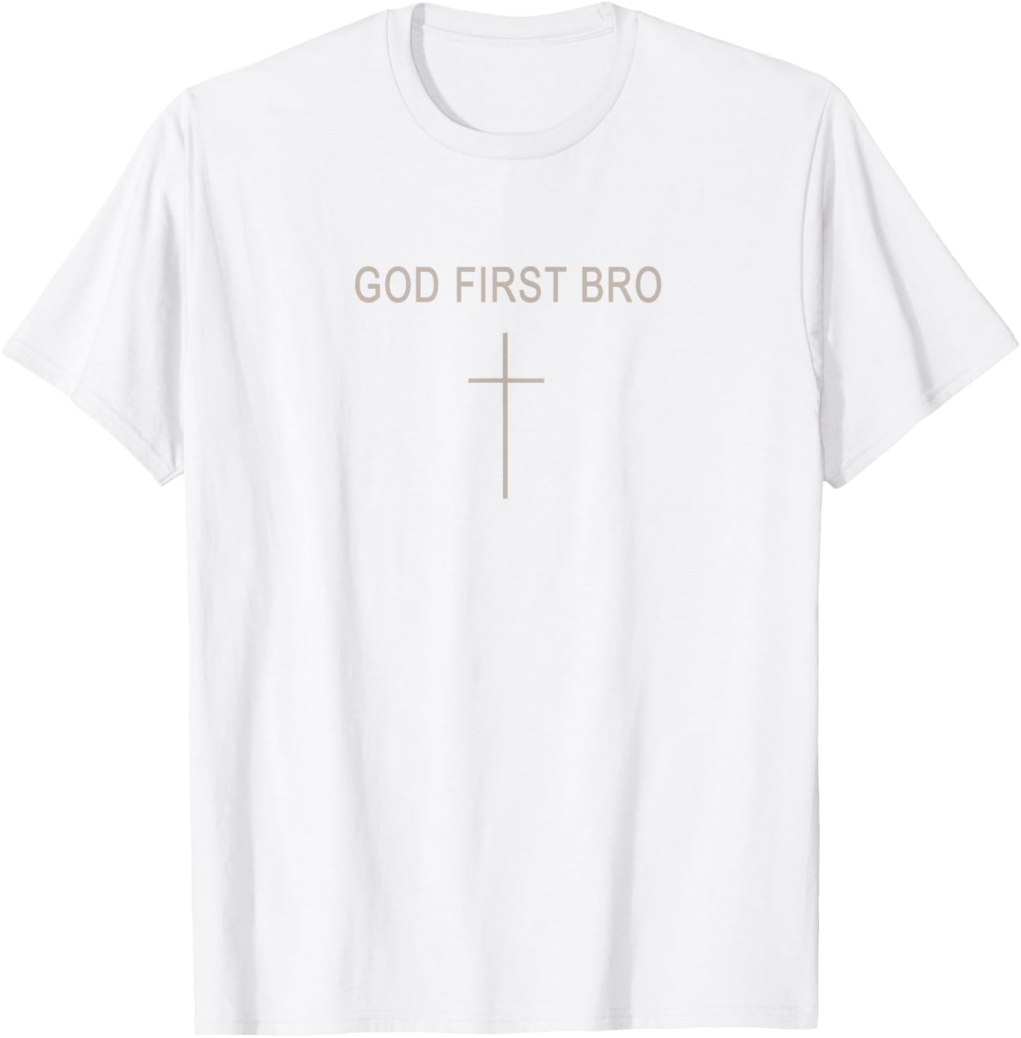 Youth God First Bro Trust Jesus Boy Teen Funny Christian Men T-Shirt - T-Shirt | White