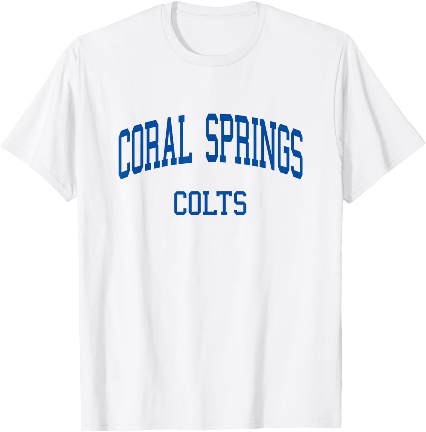 Coral Springs High School HS Coral Springs FL Retro T-Shirt - T-Shirt | White
