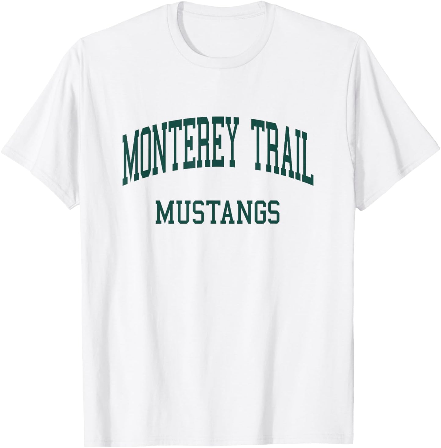 Monterey Trail High School HS Elk Grove CA Retro T-Shirt - T-Shirt | White