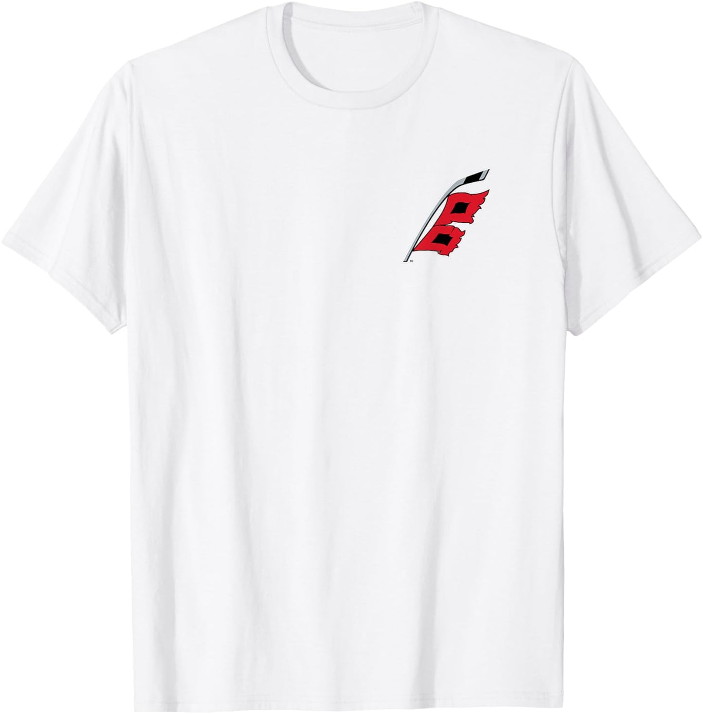 Carolina Hurricanes Front/Back Gray NHL Officially Licensed T-Shirt - T-Shirt | White