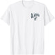Glacier National Park (Design on Front and Back) T-Shirt - T-Shirt | White
