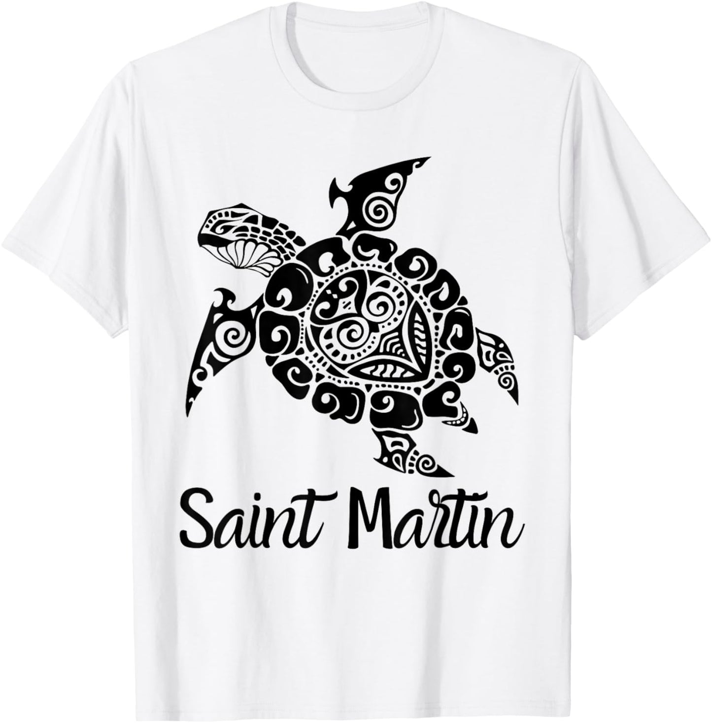 Turtle Saint Martin / Sint Maarten T-Shirt - T-Shirt | White
