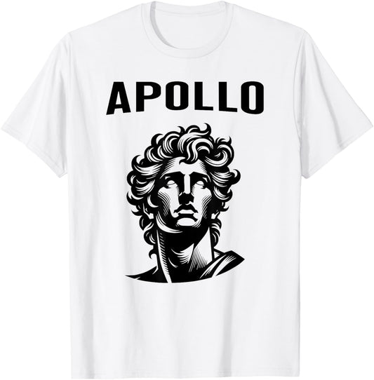 Apollo Ancient Greek God T-Shirt - T-Shirt | White