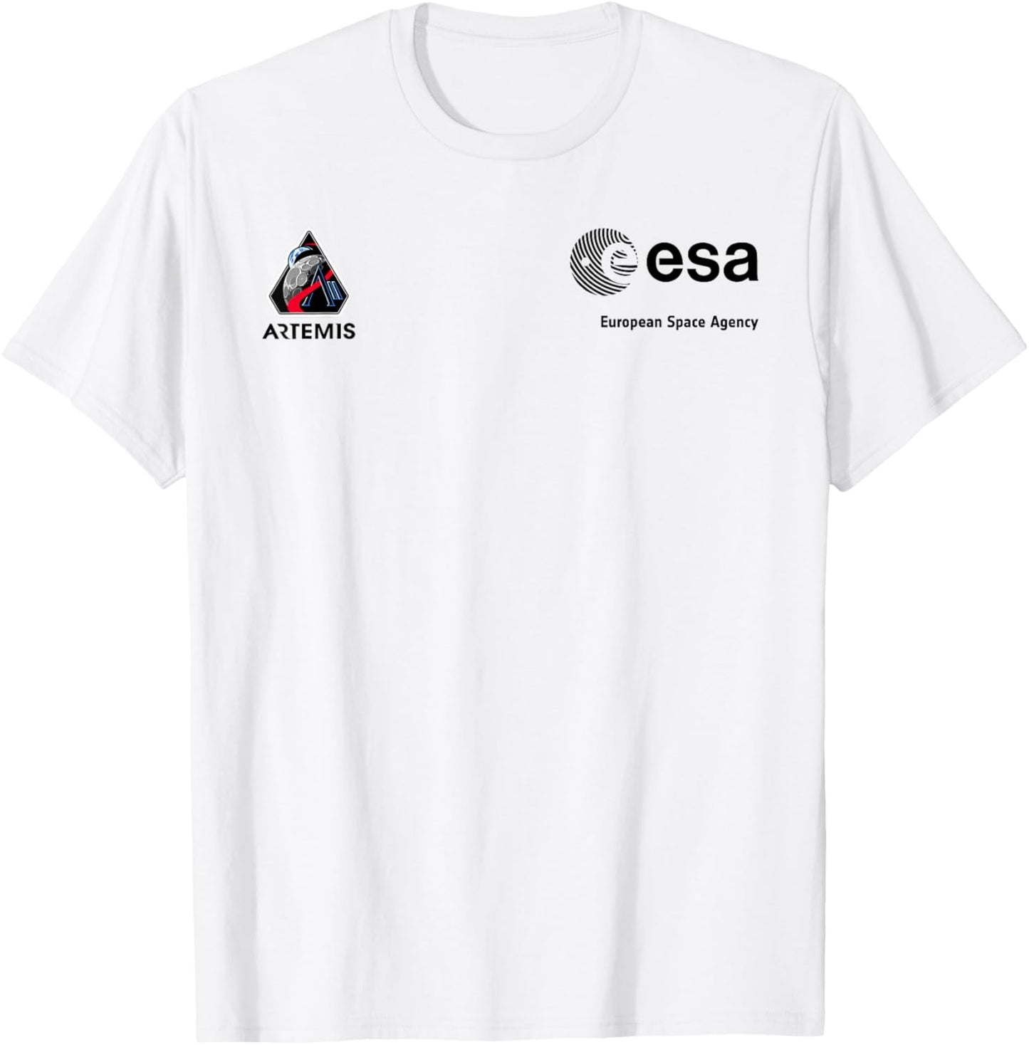 ESA Artemis II Mission Patch T-Shirt - T-Shirt | White