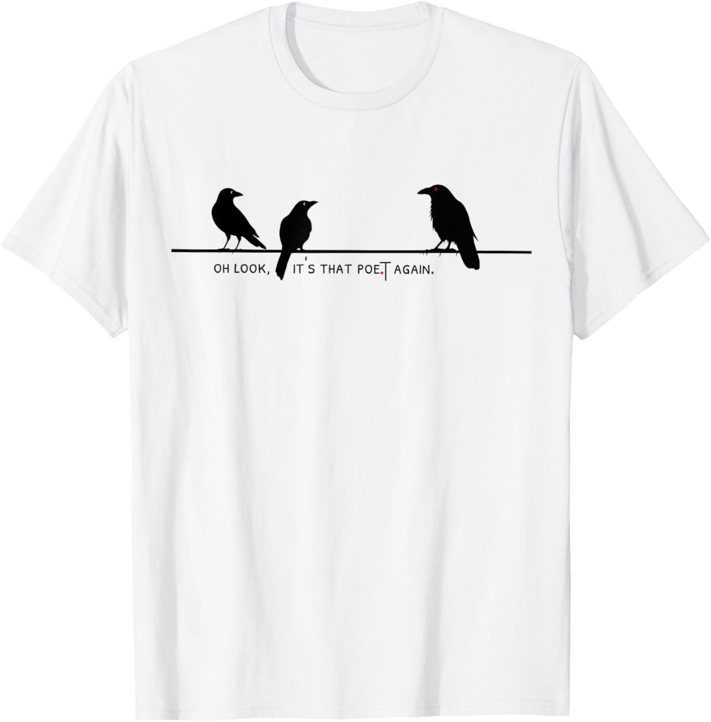 The Fallen Crow T-Shirt - T-Shirt | White