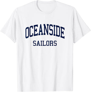 Oceanside High School HS Oceanside NY Retro T-Shirt - T-Shirt | White