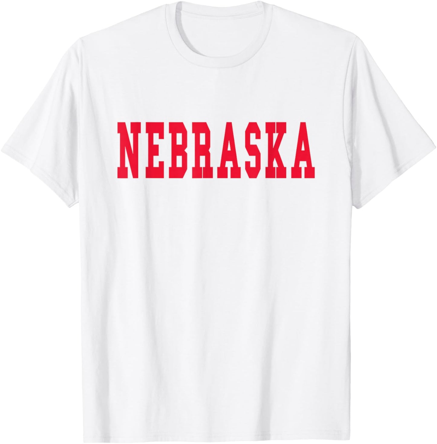 Nebraska - Throwback Design - Classic T-Shirt - T-Shirt | White
