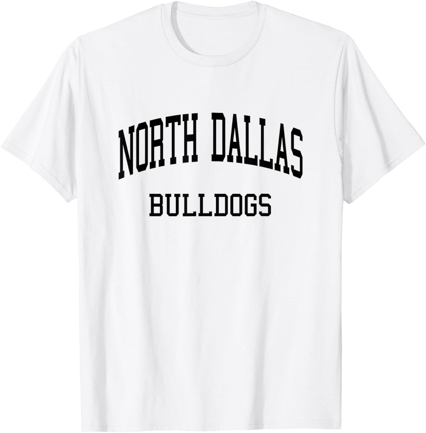 North Dallas High School HS Dallas TX Retro T-Shirt - T-Shirt | White