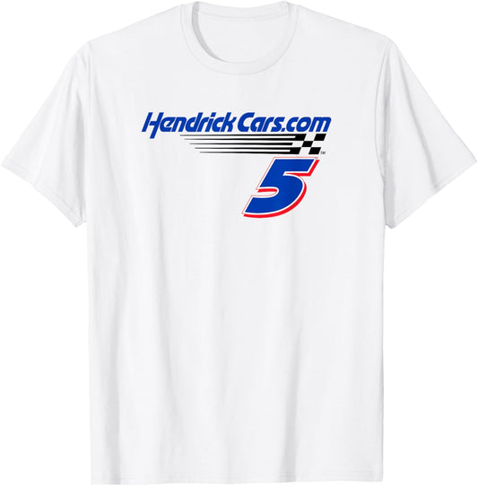 Hendrick Motorsports 5 Kyle Larson Gray Officially Licensed T-Shirt - T-Shirt | White