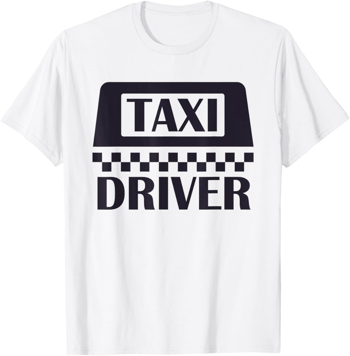Yellow Taxi Costume Halloween Funny Taxi Driver Men Driving T-Shirt - T-Shirt | White
