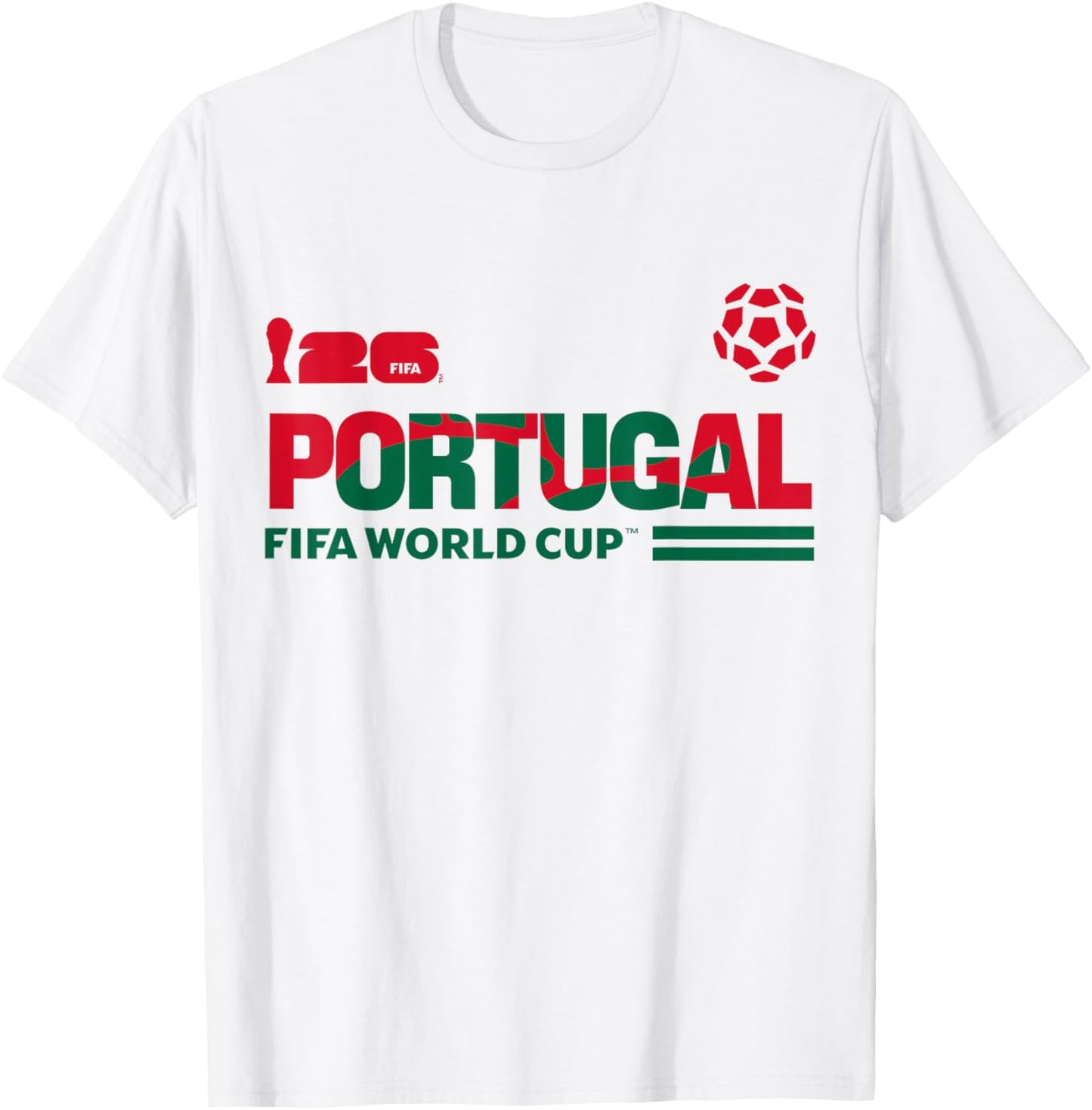 FIFA World CUP26 Qualifier Portugal T-Shirt - T-Shirt | White