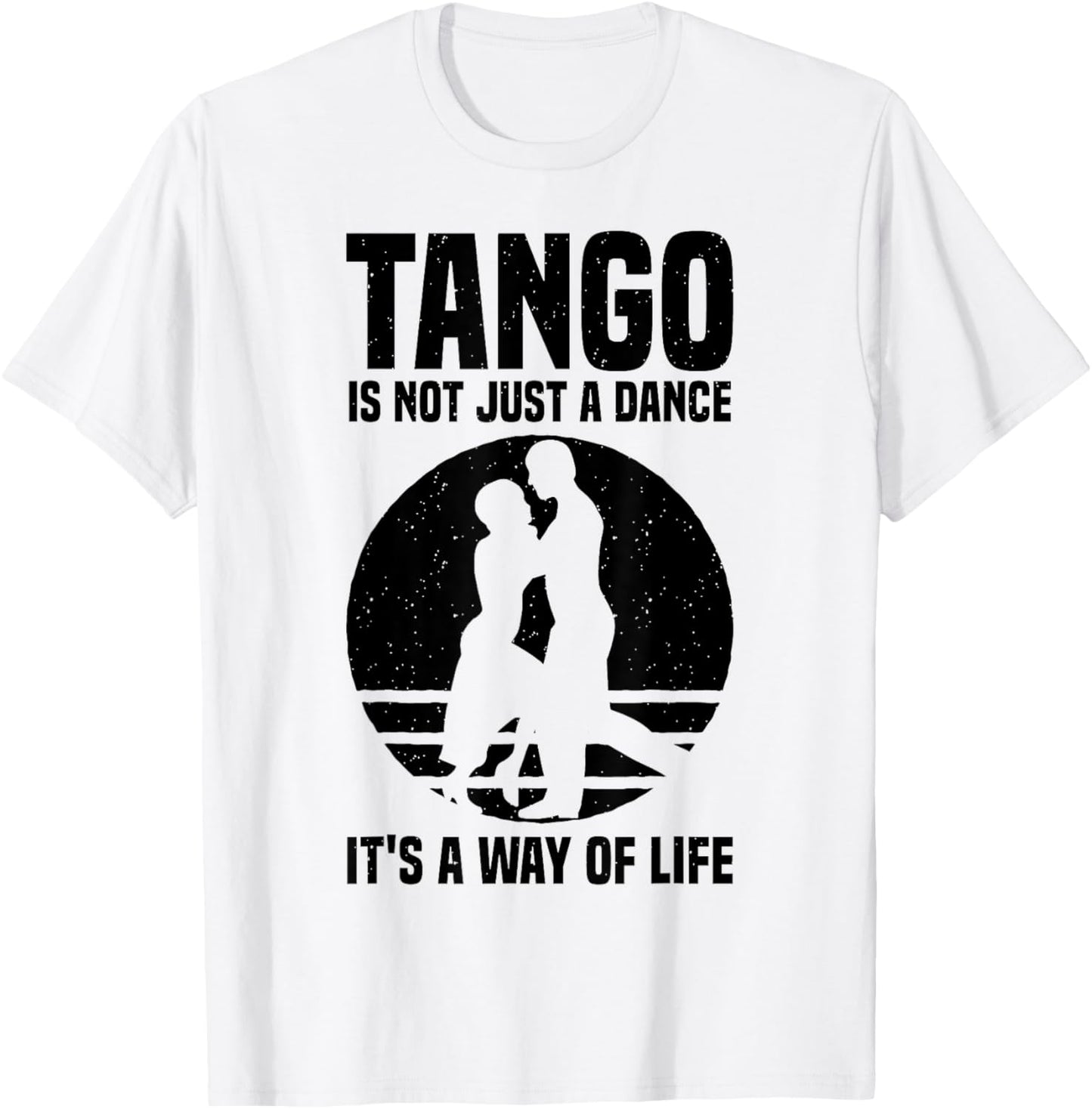 Tango Dance Argentine Dancer Skills Dress T-Shirt - T-Shirt | White
