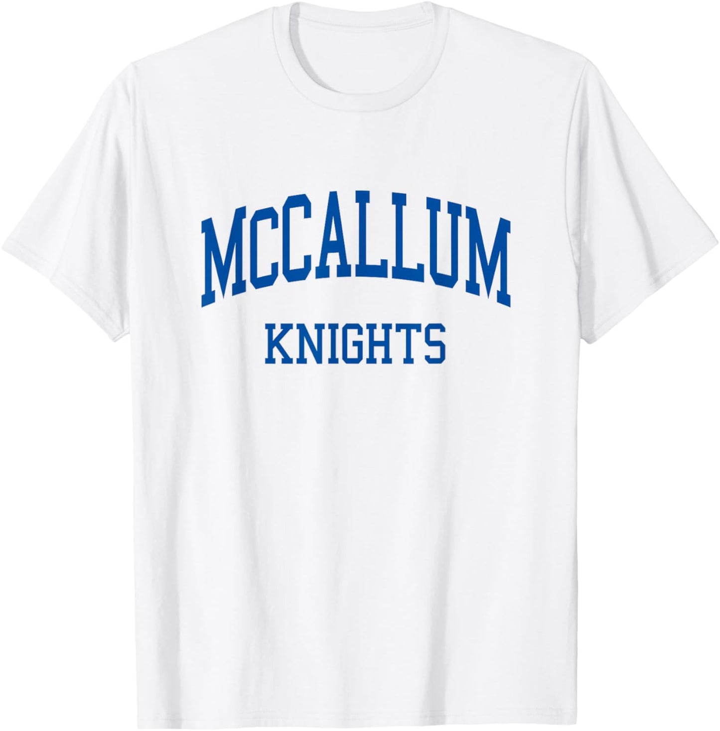 McCallum High School HS Austin TX Retro T-Shirt - T-Shirt | White