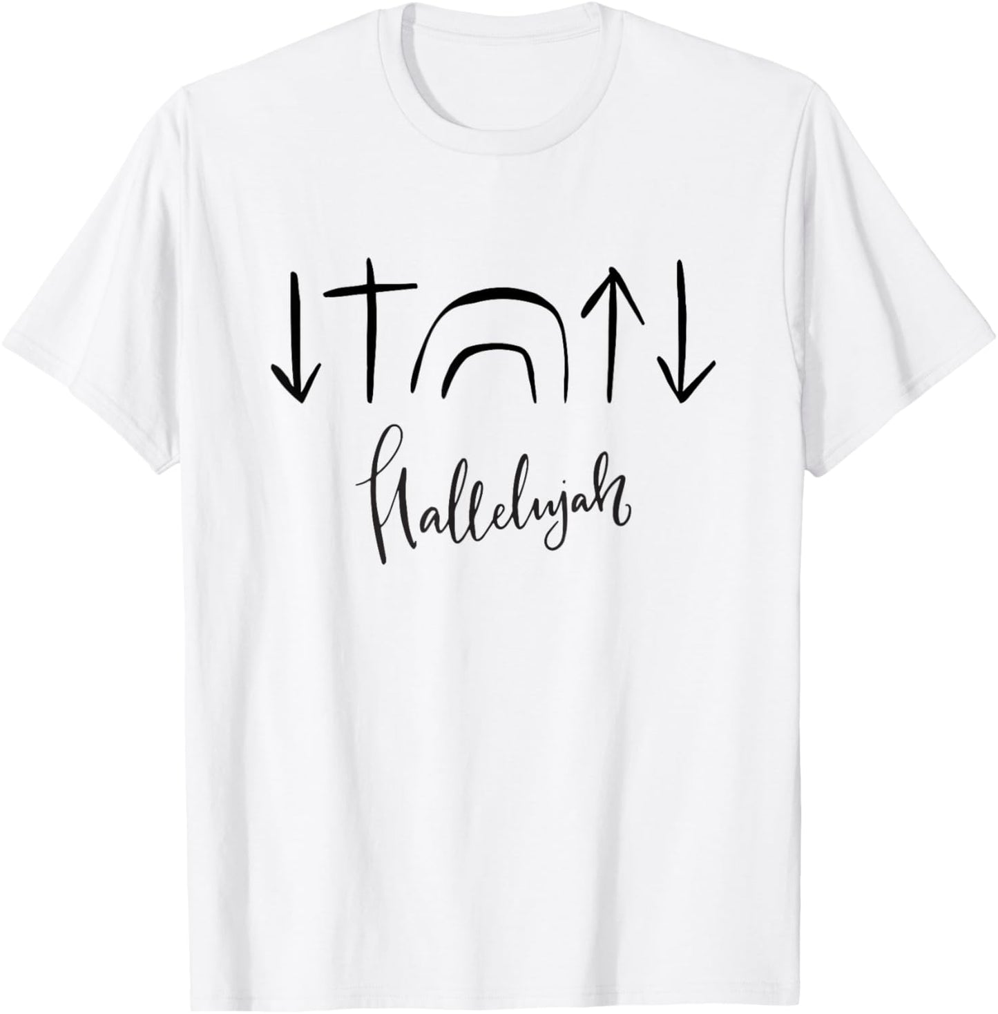Hallelujah Ostern Auferstehung Christlicher Glaube T-Shirt - T-Shirt | White
