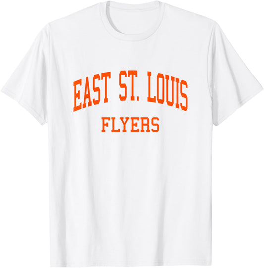 East St. Louis High School HS East Saint Louis IL Retro T-Shirt - T-Shirt | White