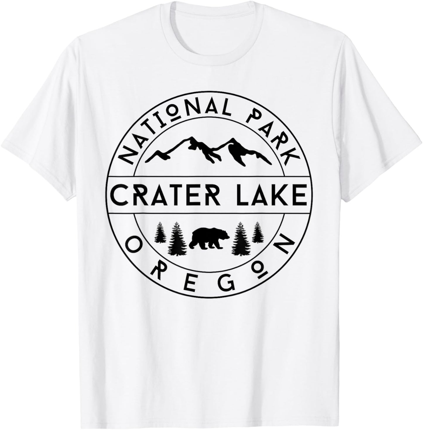 Crater Lake National Park T-Shirt - T-Shirt | White