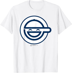 Ghost in The Shell Stand Alone Complex The Laughing Man Logo T-Shirt - T-Shirt | White