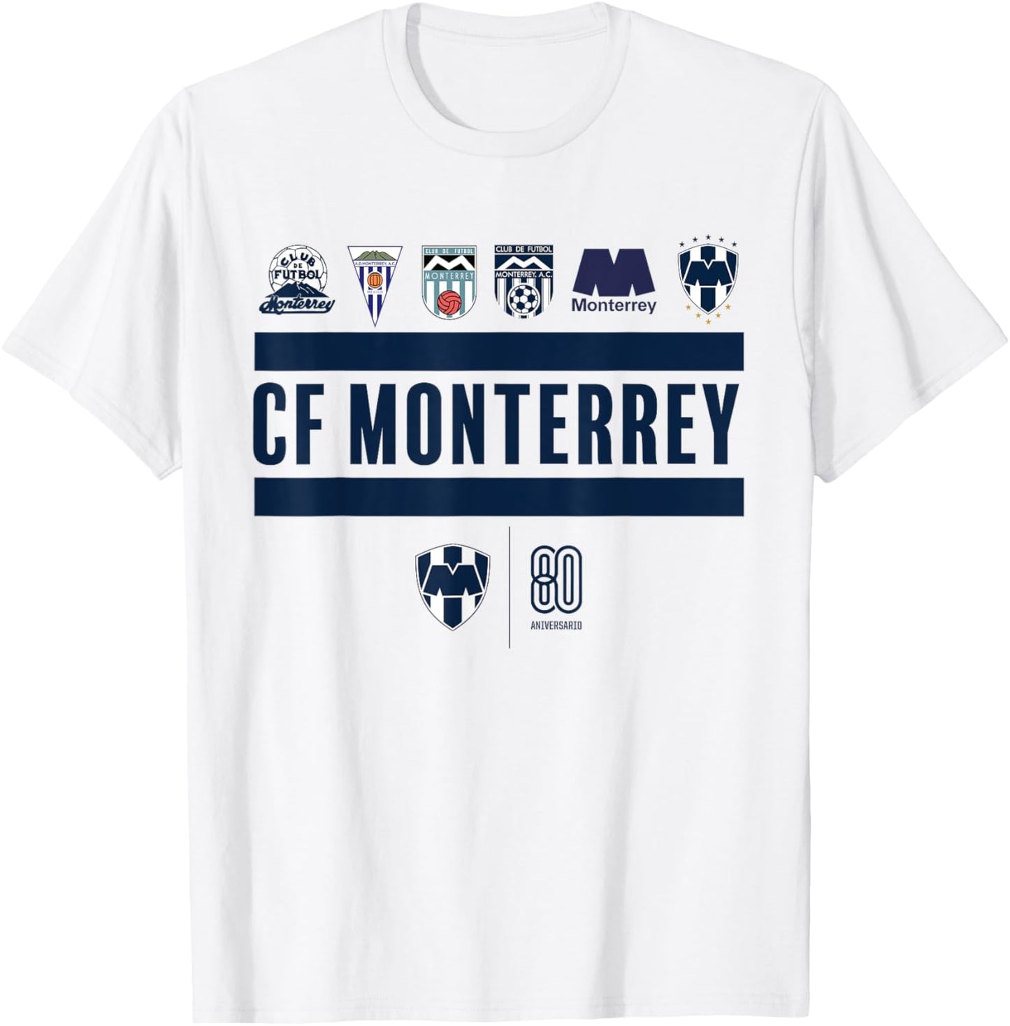 Stripes of Monterrey Anniversary N°80 T-Shirt - T-Shirt | White