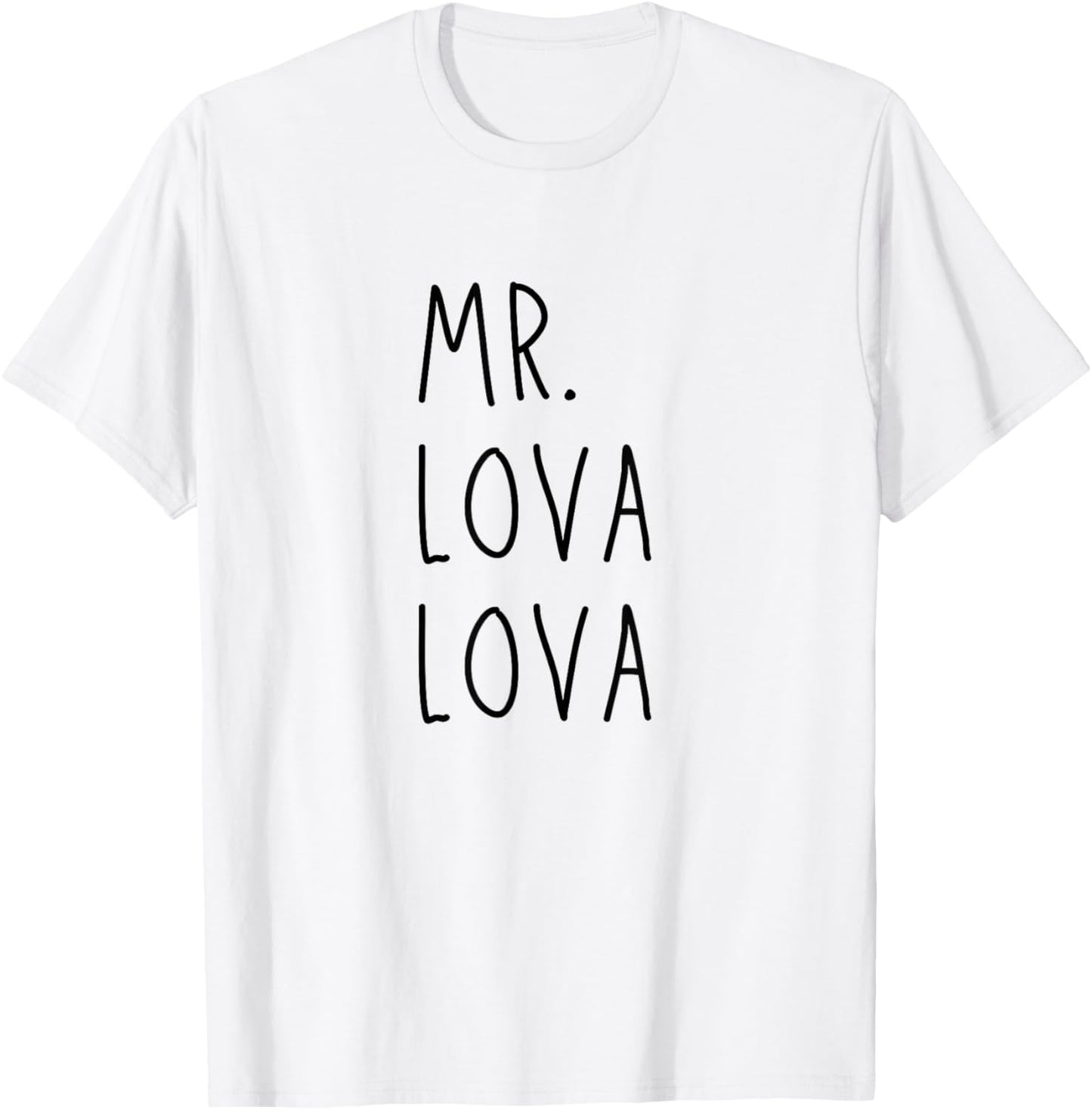 Mr Lova Lova T-Shirt - T-Shirt | White