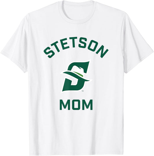 Stetson University Hatters Arched Mom T-Shirt - T-Shirt | White