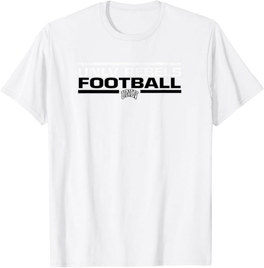UNLV Rebels Football Tackle Red Officially Licensed T-Shirt - T-Shirt | White