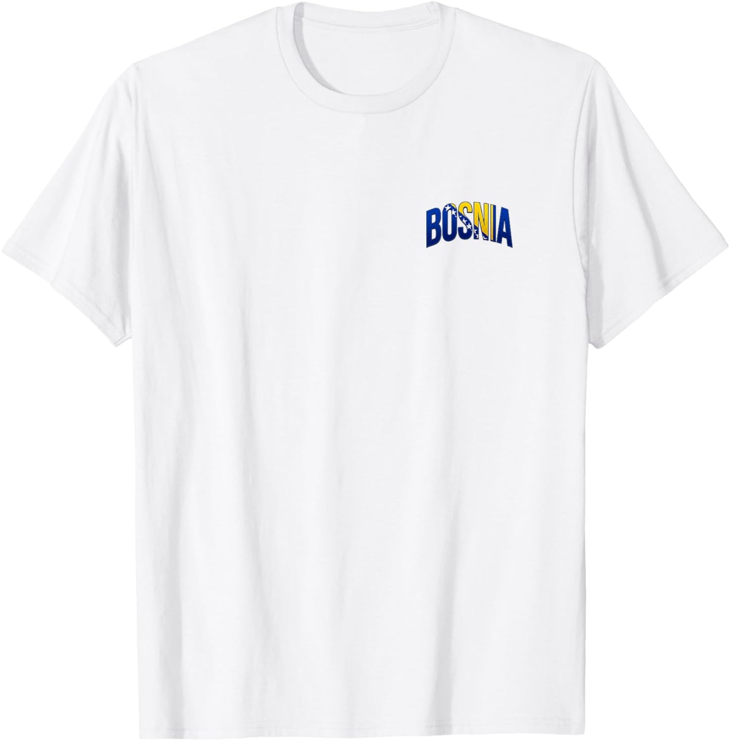 Bosnia Flag Bosnian Souvenirs Herzegovina Fans Sport Travel T-Shirt - T-Shirt | White