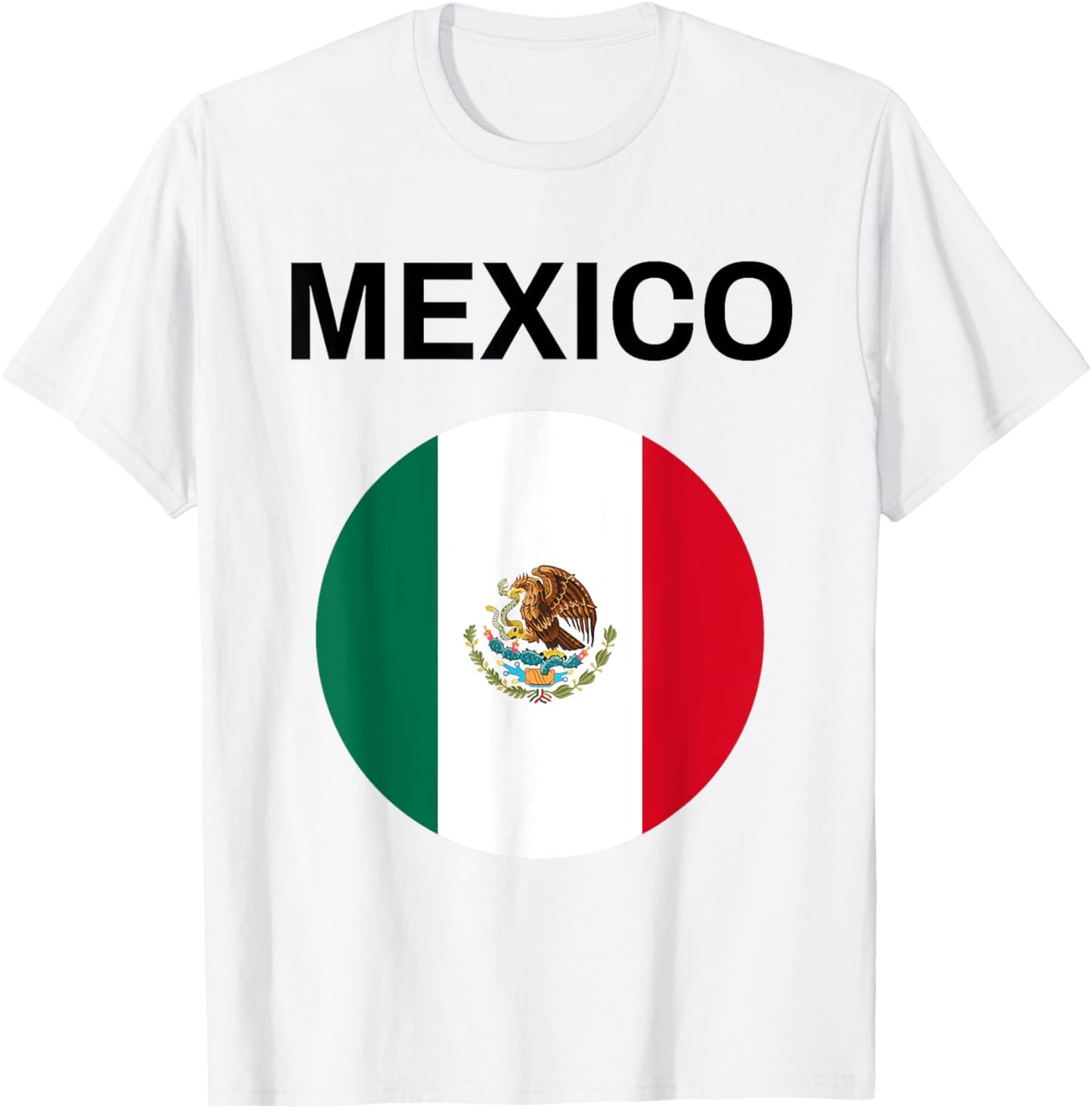 Mexico Flag Modern T-Shirt - T-Shirt | White