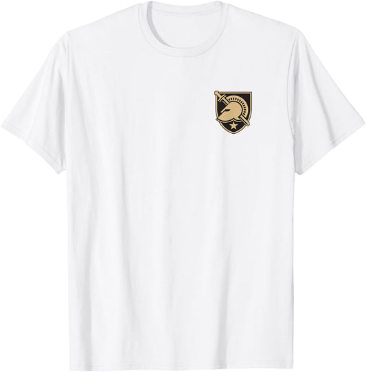 Army Black Knights Front/Back Icon Officially Licensed T-Shirt - T-Shirt | White