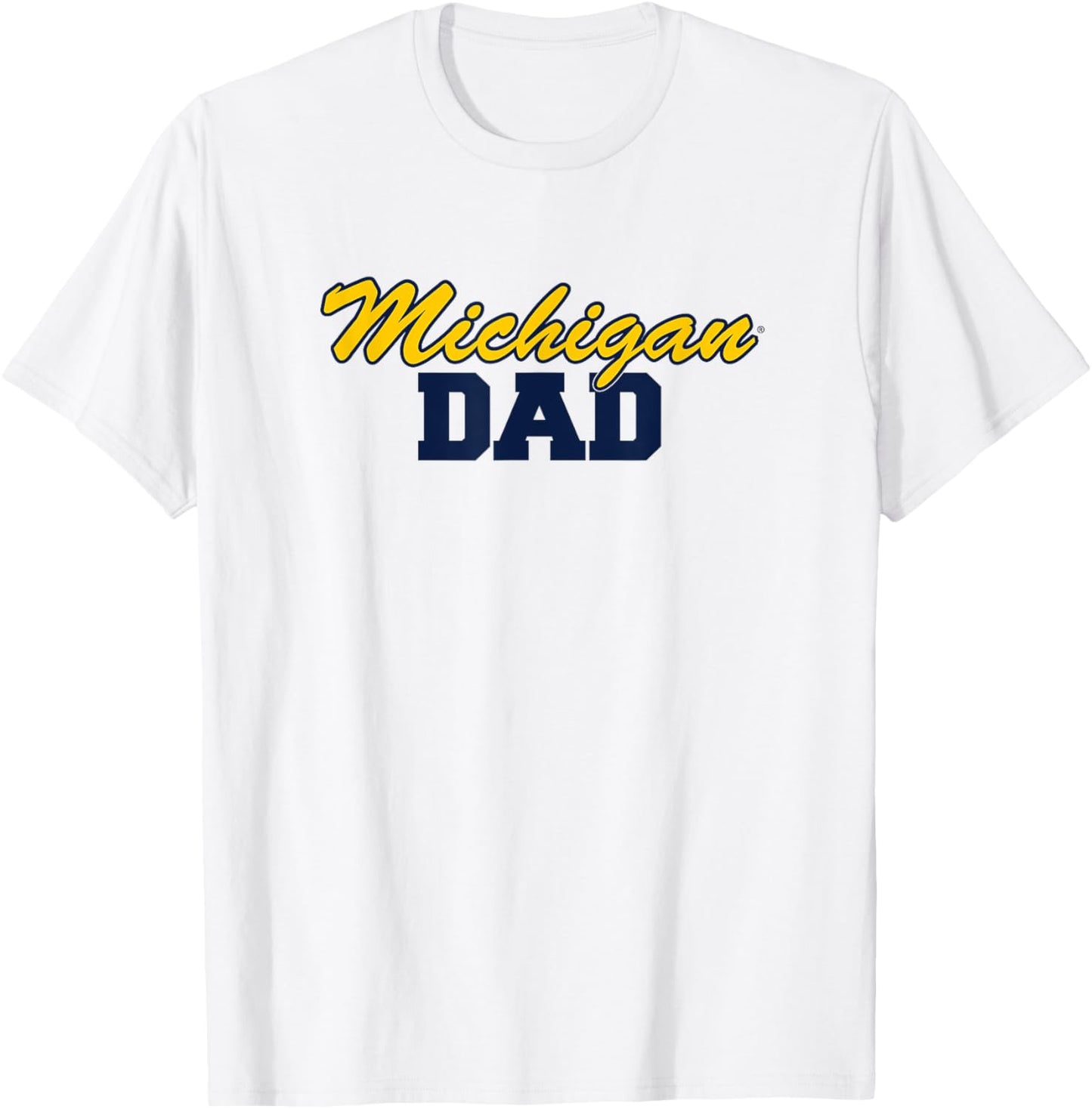 University of Michigan Wolverines Dad T-Shirt - T-Shirt | White