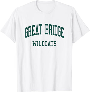Great Bridge High School HS Chesapeake VA Retro T-Shirt - T-Shirt | White