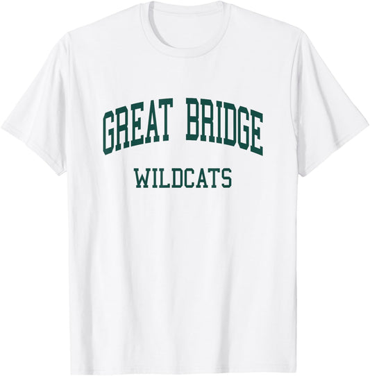 Great Bridge High School HS Chesapeake VA Retro T-Shirt - T-Shirt | White