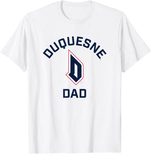 Duquesne University Dukes Arched Dad T-Shirt - T-Shirt | White
