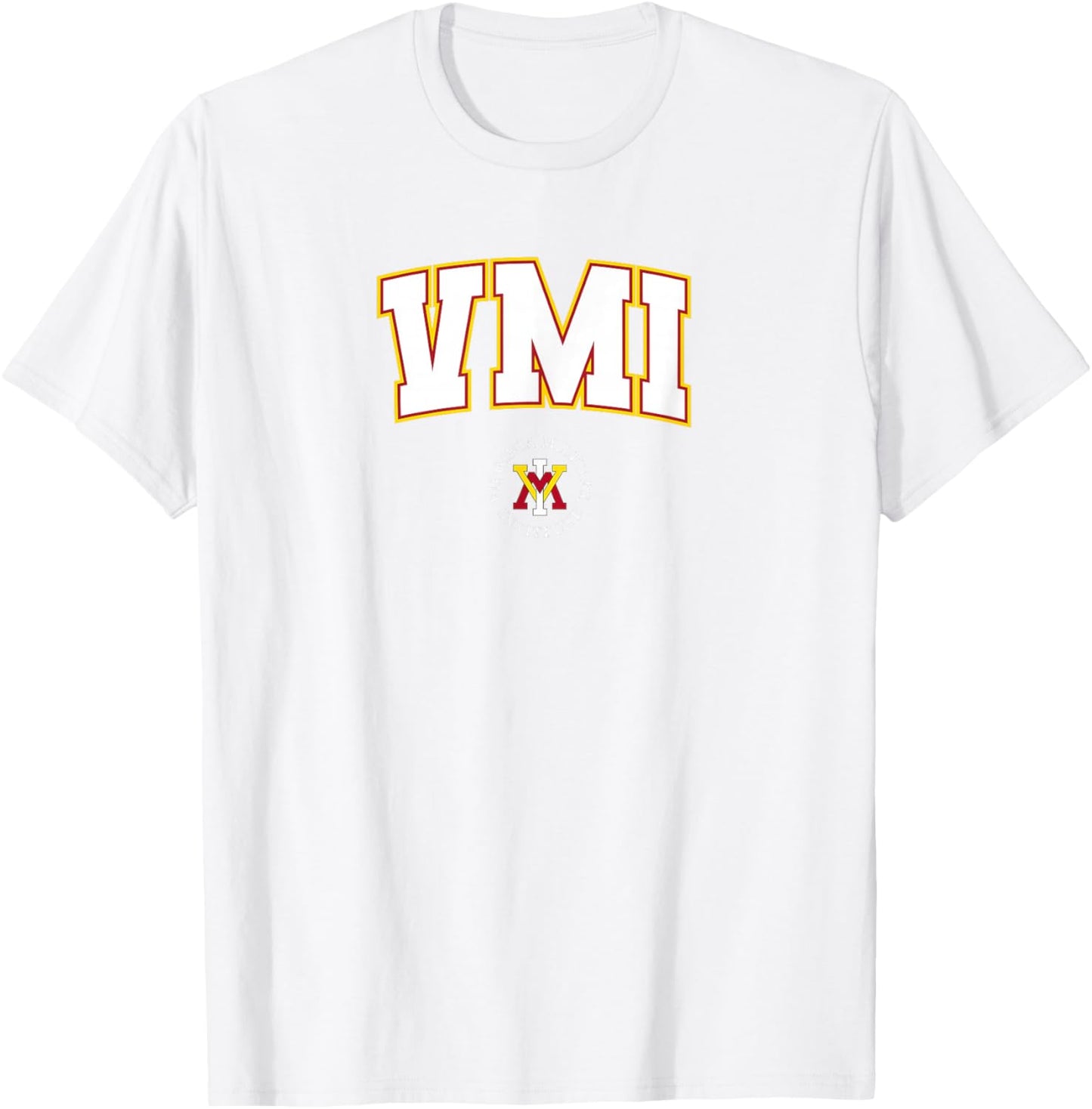 Virginia Military Institute VMI Keydets Arch Logo T-Shirt - T-Shirt | White