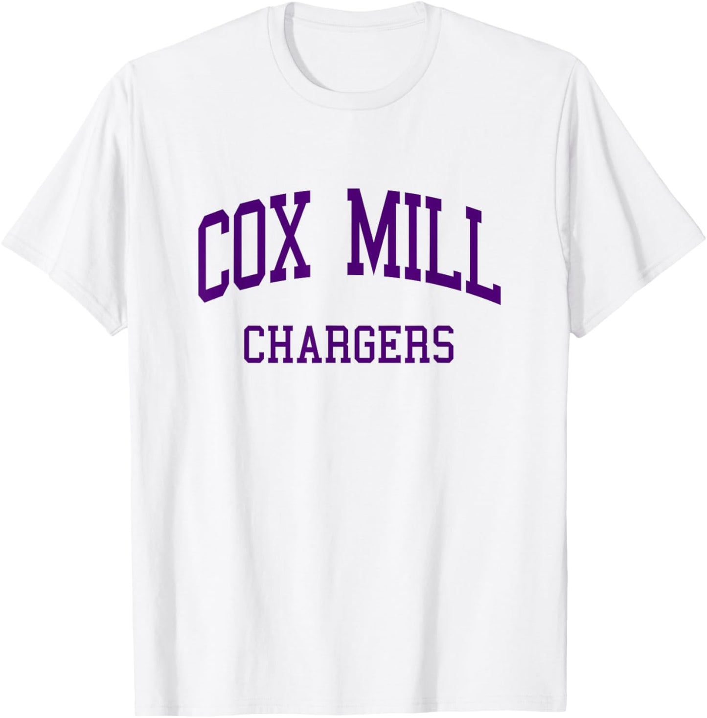Cox Mill High School HS Concord NC Retro T-Shirt - T-Shirt | White