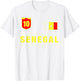Senegal Outfit Senegal Clothing Green Senegal Design T-Shirt - T-Shirt | White