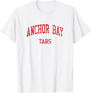 Anchor Bay High School HS Ira MI Vintage Sports T-Shirt - T-Shirt | White
