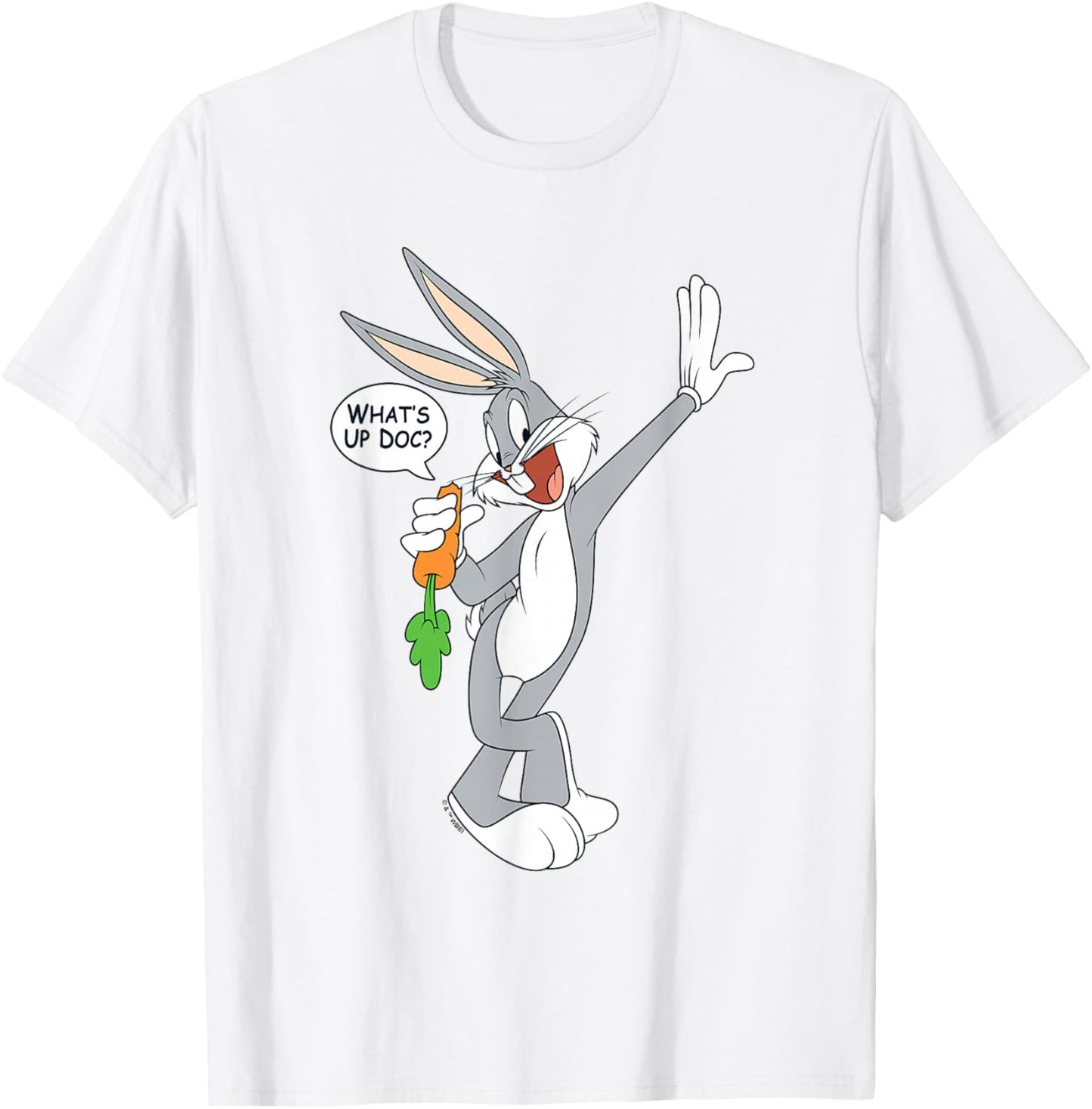 Looney Tunes Bug Bunny What's Up Doc T-Shirt - T-Shirt | White