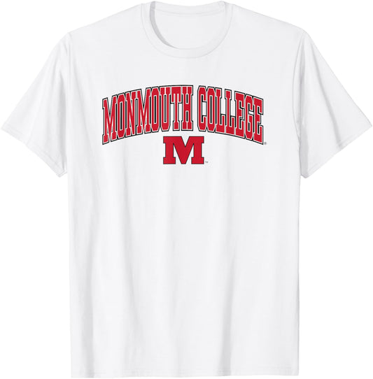 Monmouth College Fighting Scots Arch Over T-Shirt - T-Shirt | White