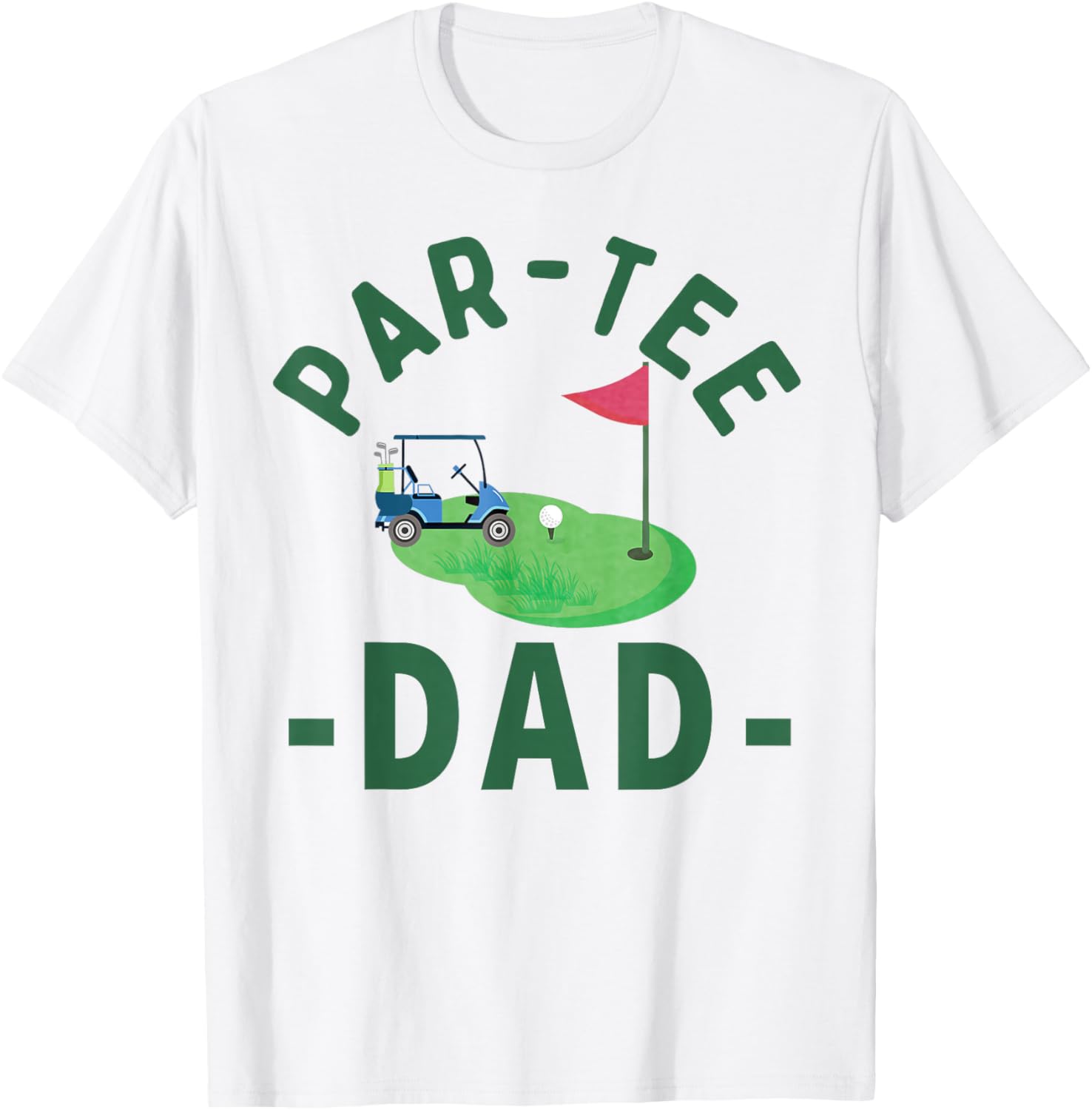 The Par Dad Hole in One Golf Parents Matching Family T-Shirt - T-Shirt | White