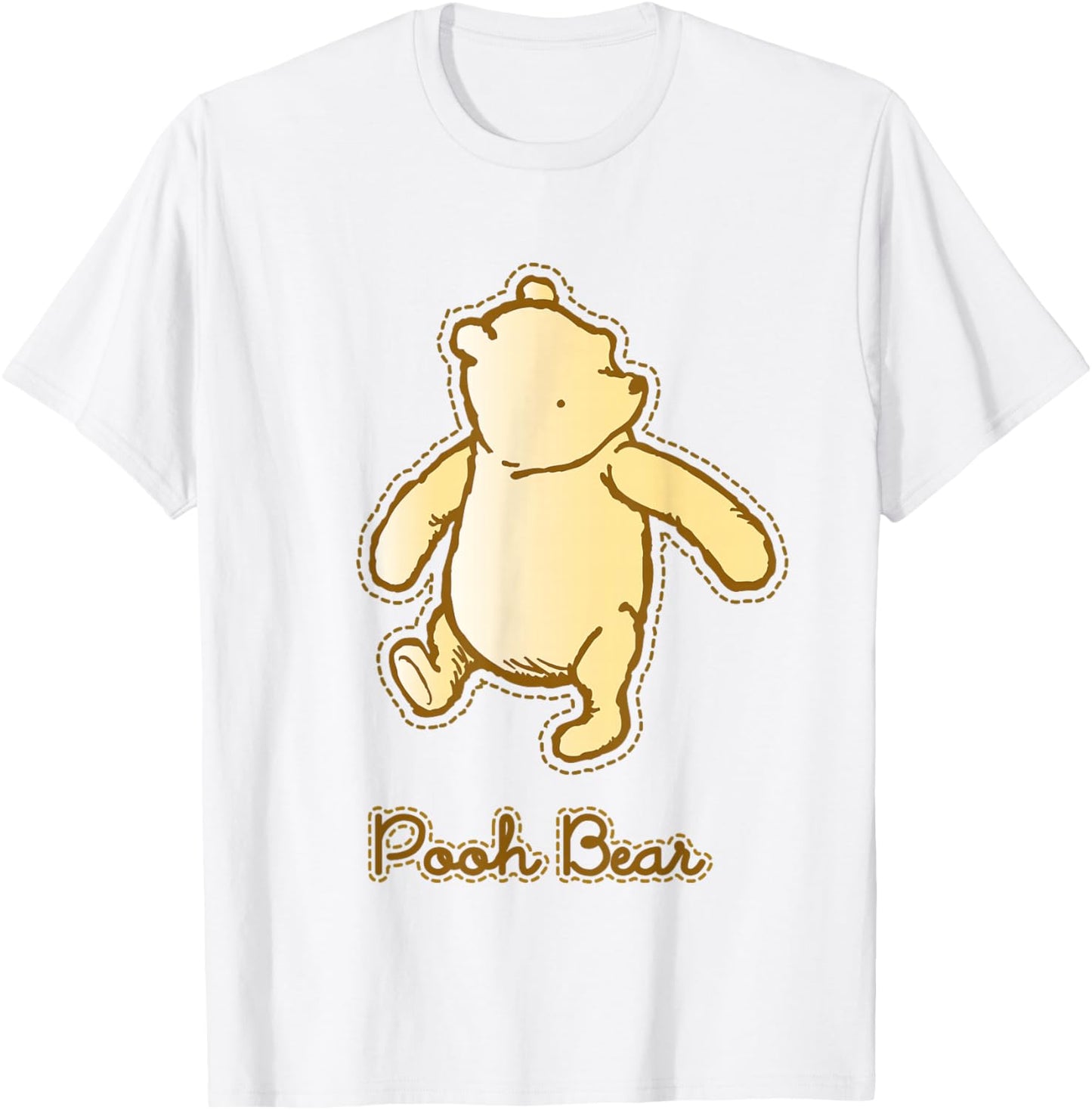 Disney Winnie the Pooh Classic Pooh Center Icon T-Shirt - T-Shirt | White