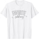 Favorite Sibling, Simple and Playful Family Design T-Shirt - T-Shirt | White