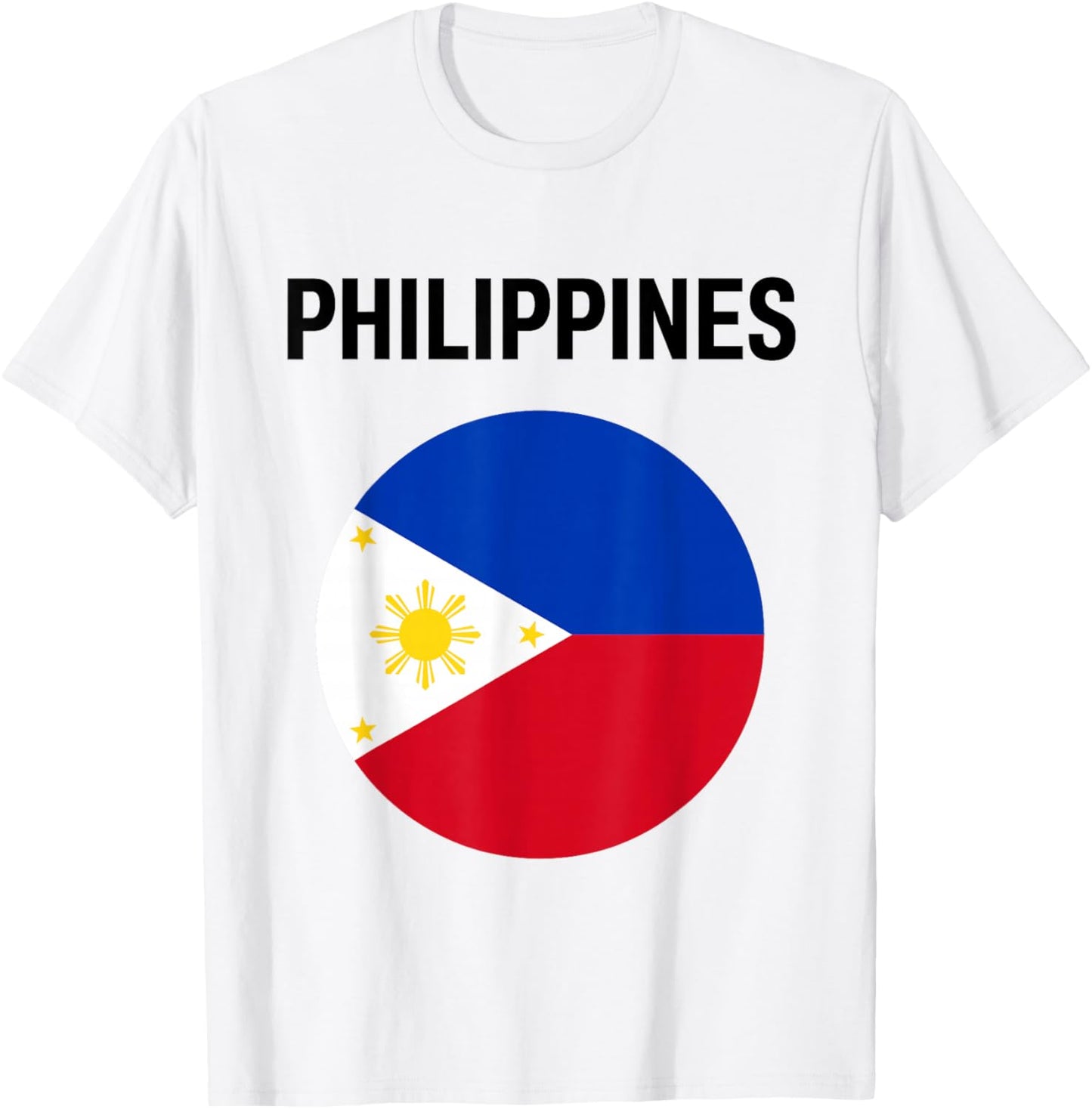 Philippines Flag Modern T-Shirt - T-Shirt | White