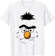 Sesame Street Bert Retro Sketch Face Halloween Costume T-Shirt - T-Shirt | White