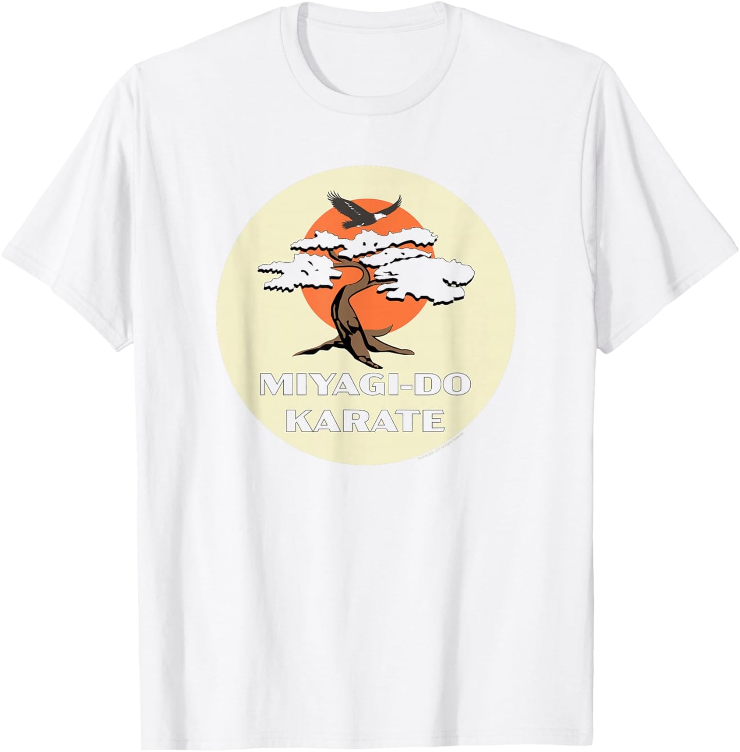 Cobra Kai Miyagi-Do Karate Eagle Fang Bonsai Tree Dojo Logo T-Shirt - T-Shirt | White