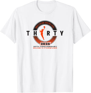 WNBA 30th Anniversary Free Flow T-Shirt - T-Shirt | White