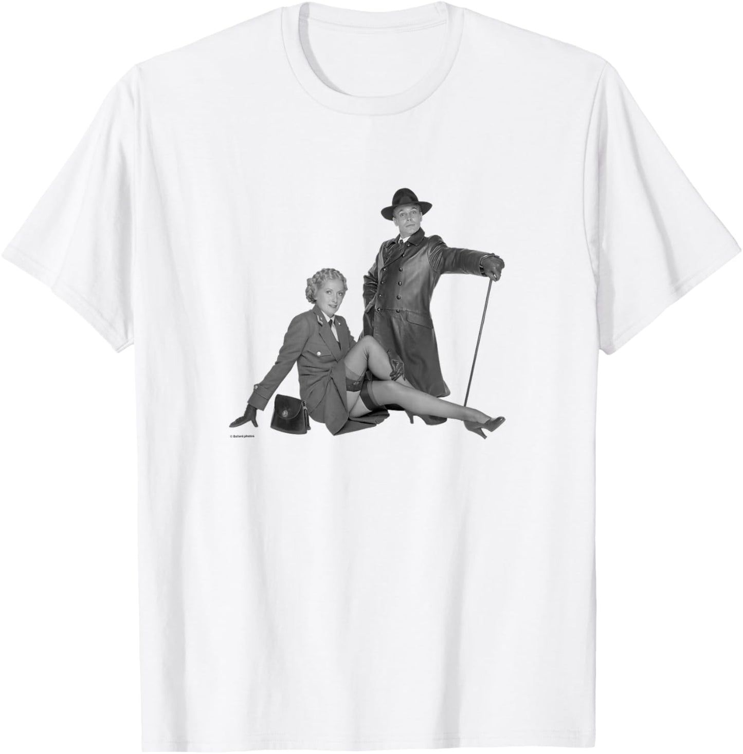 Kim Hartman Richard Gibson 'Allo 'Allo By Allan Ballard T-Shirt - T-Shirt | White
