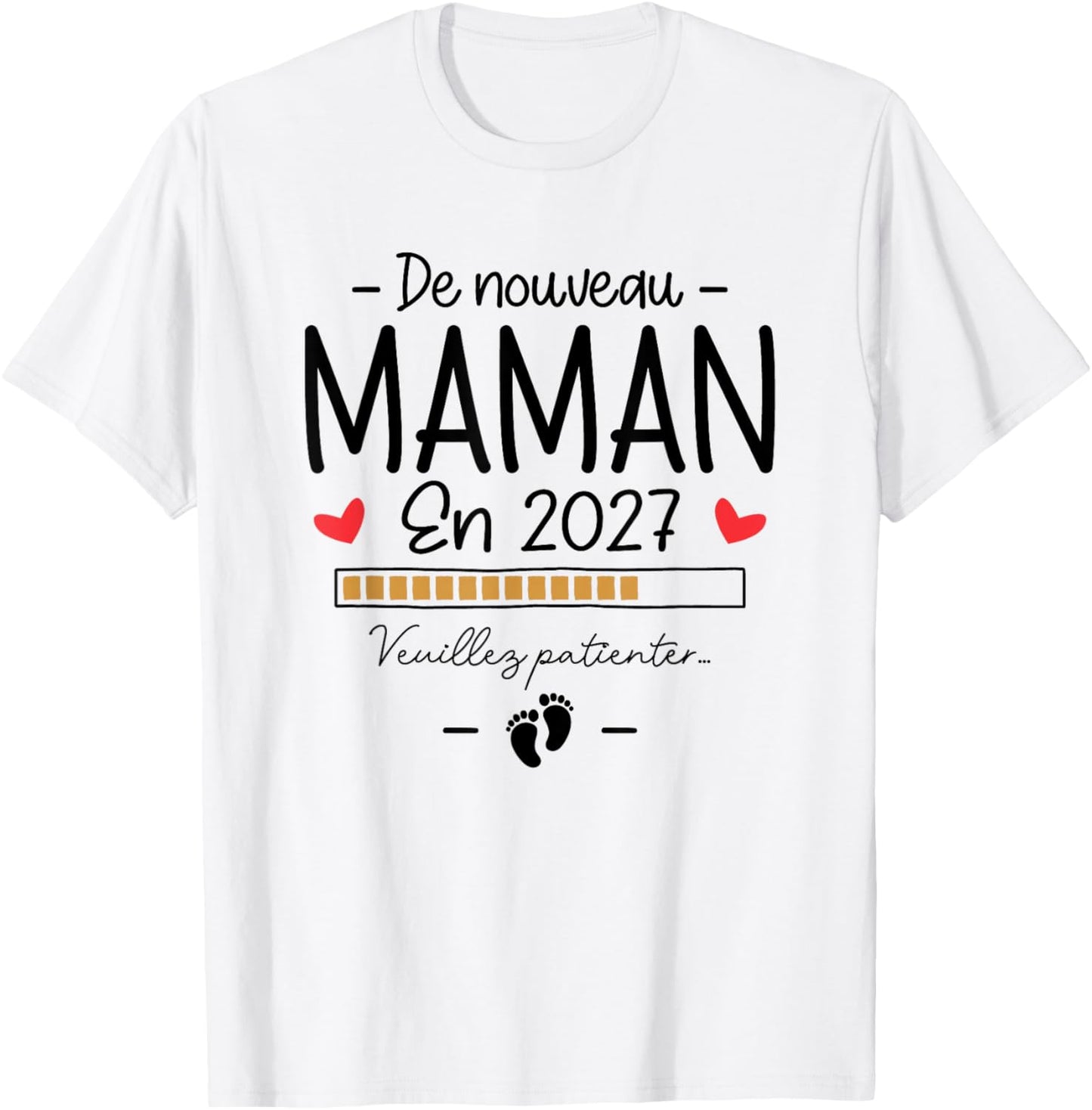 De Nouveau Maman 2027 - Annonce Grossesse pour la 2ème Fois T-Shirt - T-Shirt | White