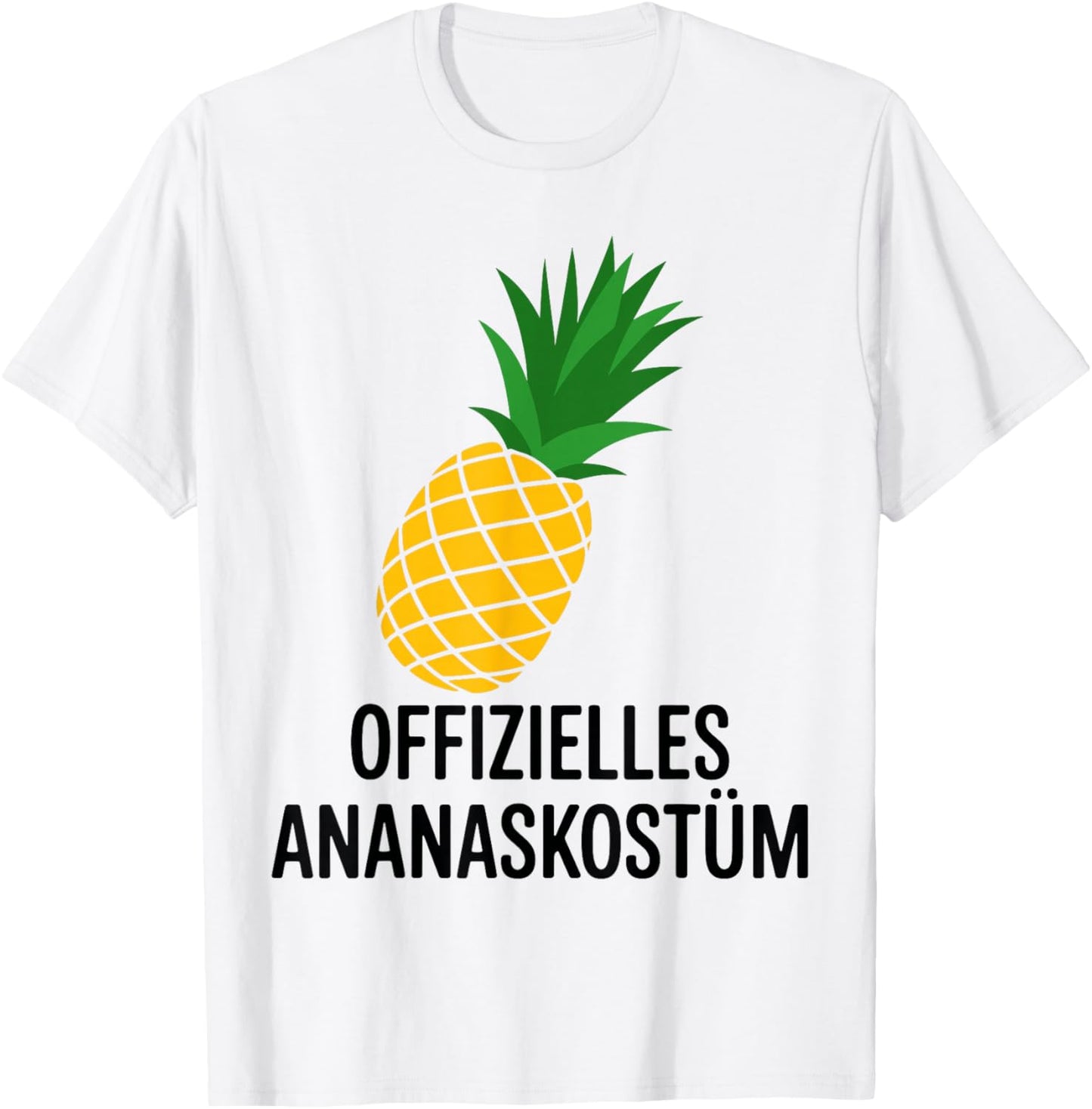 Official Pineapple Costume Carnival Pineapple Costume Fancy Dress T-Shirt - T-Shirt | White