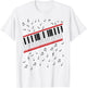 beat it Key Piano Graphic Music Retro T-Shirt - T-Shirt | White