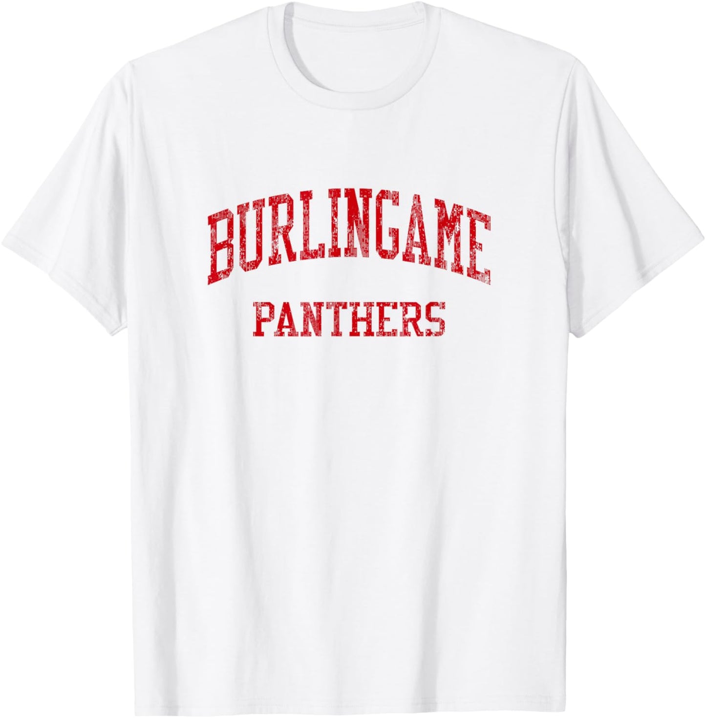 Burlingame High School HS Burlingame CA Vintage Sports T-Shirt - T-Shirt | White